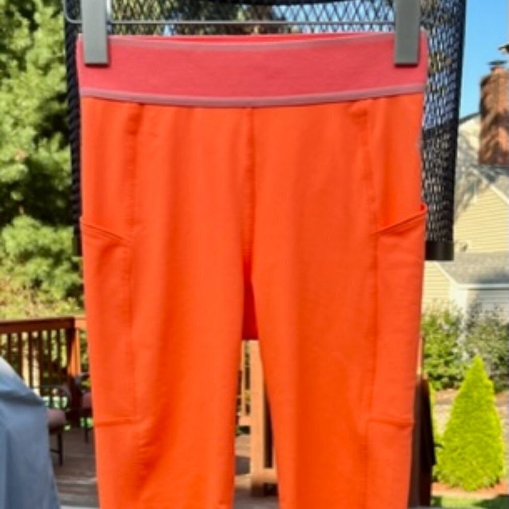 Free People NWOT FP Movement Endurance Leggings Orange Size Extra Small - Picture 4 of 14